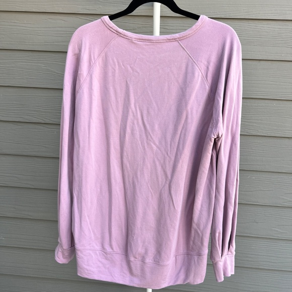 Athleta Pink Long Sleeve Athleisure Top Size Small - Picture 2 of 4